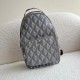 Replica Borsa a tracolla in tela Dior Mini Rider CD Diamond grigia