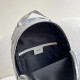Replica Borsa a tracolla in tela Dior Mini Rider CD Diamond grigia
