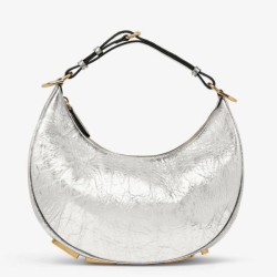 Replica Borsa Hobo Piccola Fendi Fendigraphy Argento