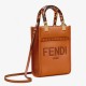 Replica Borsa shopper Fendi Mini Sunshine marrone Replica Borsa shopper Fendi Mini Sunshine marrone
