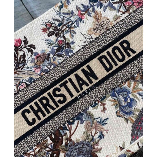 Replica Christian Dior Medium Dior Book Tote Crema