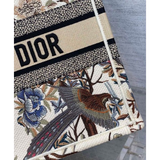 Replica Christian Dior Medium Dior Book Tote Crema
