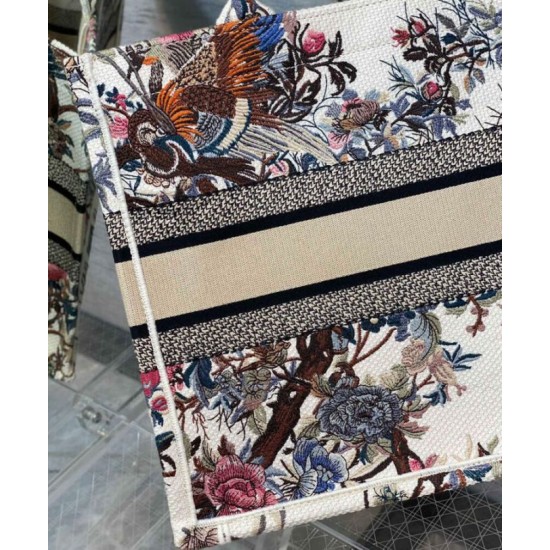 Replica Christian Dior Medium Dior Book Tote Crema