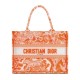 Replica Christian Dior Medium Dior Book Tote arancione