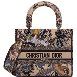 Replica Borsa Christian Dior Medium Lady D-Lite Albicocca