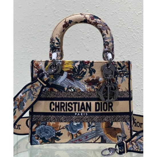 Replica Borsa Christian Dior Medium Lady D-Lite Albicocca