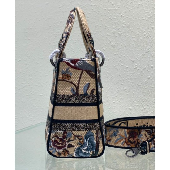 Replica Borsa Christian Dior Medium Lady D-Lite Albicocca
