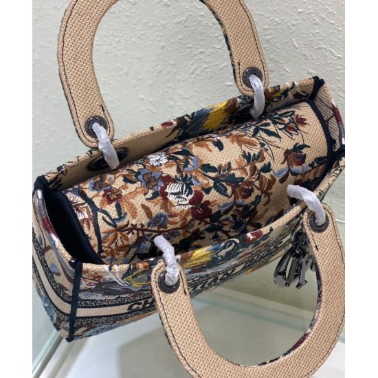 Replica Borsa Christian Dior Medium Lady D-Lite Albicocca