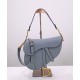 Replica Borsa da sella Christian Dior con cinturino blu scuro