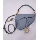 Replica Borsa da sella Christian Dior con cinturino blu scuro