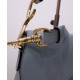Replica Borsa da sella Christian Dior con cinturino blu scuro