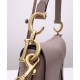 Replica Borsa da sella Christian Dior con cinturino caffè scuro