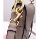 Replica Borsa da sella Christian Dior con cinturino caffè scuro