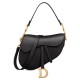 Replica Borsa a sella Christian Dior con cinturino nero