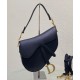 Replica Borsa a sella Christian Dior con cinturino nero
