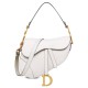 Replica Borsa da sella Christian Dior con cinturino bianco