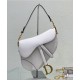 Replica Borsa da sella Christian Dior con cinturino bianco