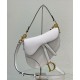 Replica Borsa da sella Christian Dior con cinturino bianco