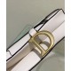 Replica Borsa da sella Christian Dior con cinturino bianco