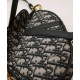 Replica Borsa Christian Dior Mini Saddle Con Tracolla Blu Scuro