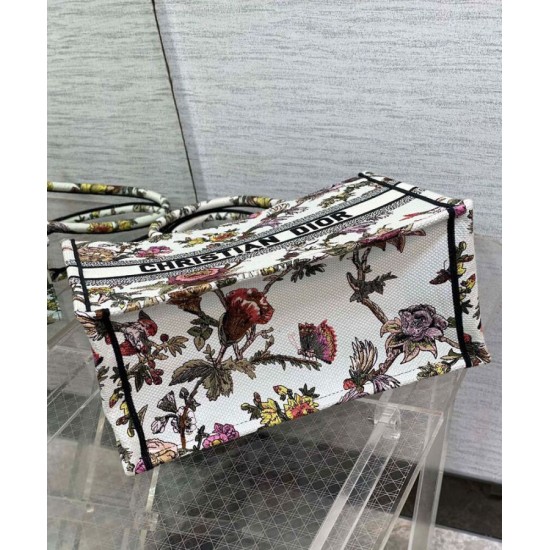 Replica Christian Dior Medium Dior Book Tote Crema