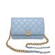 Replica Portafoglio Con Catena 33814-115 Blu
