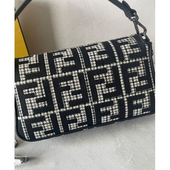 Replica Borsa Baguette Fendi 8BR600 Nera