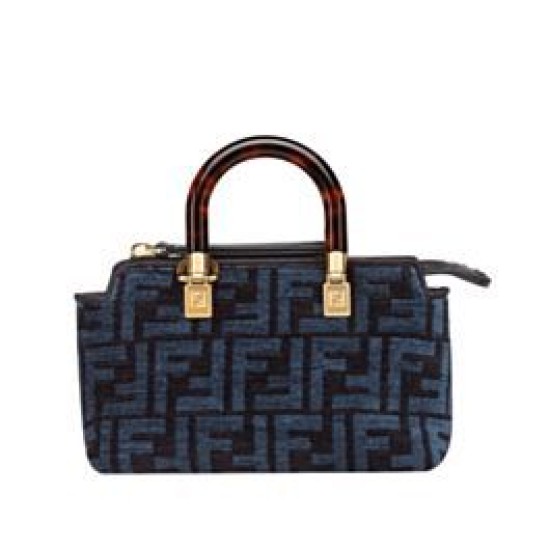 Replica Borsa Mini Fendi By The Way 8BS067 Blu Scuro Replica Borsa Mini Fendi By The Way 8BS067 Blu Scuro