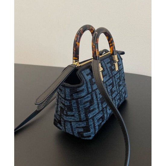Replica Borsa Mini Fendi By The Way 8BS067 Blu Scuro Replica Borsa Mini Fendi By The Way 8BS067 Blu Scuro
