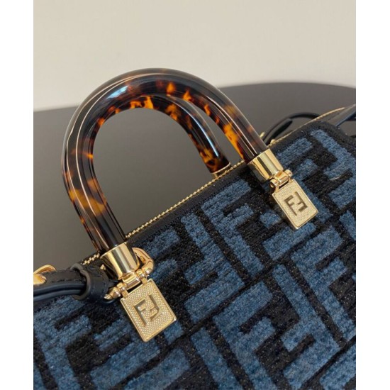 Replica Borsa Mini Fendi By The Way 8BS067 Blu Scuro Replica Borsa Mini Fendi By The Way 8BS067 Blu Scuro