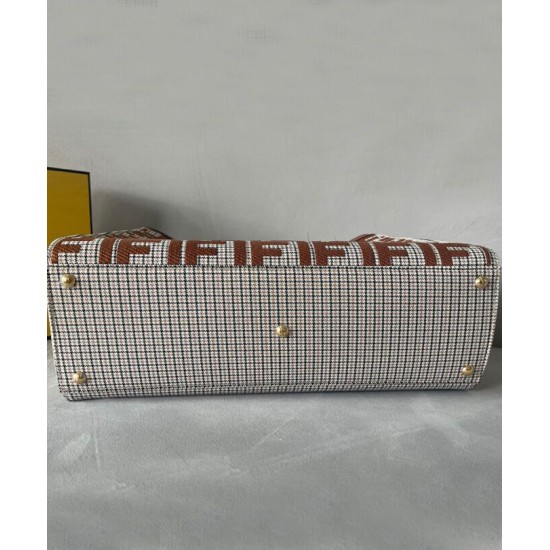 Replica Fendi X-Tote Bag 8BH374 Caffè