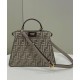 Replica Fendi Peekaboo ISeeU Small 8BN327 Grigio Replica Fendi Peekaboo ISeeU Small 8BN327 Grigio