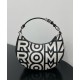 Replica Fendi Fendigraphy Piccola Capsule Bag Fendi Roma in pelle stampata bicolore 8BR798 Nera Replica Fendi Fendigraphy Piccola Capsule Bag Fendi Roma in pelle stampata bicolore 8BR798 Nera