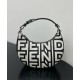 Replica Fendi Fendigraphy Piccola Capsule Bag Fendi Roma in pelle stampata bicolore 8BR798 Nera Replica Fendi Fendigraphy Piccola Capsule Bag Fendi Roma in pelle stampata bicolore 8BR798 Nera
