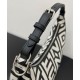 Replica Fendi Fendigraphy Piccola Capsule Bag Fendi Roma in pelle stampata bicolore 8BR798 Nera Replica Fendi Fendigraphy Piccola Capsule Bag Fendi Roma in pelle stampata bicolore 8BR798 Nera