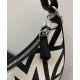 Replica Fendi Fendigraphy Piccola Capsule Bag Fendi Roma in pelle stampata bicolore 8BR798 Nera Replica Fendi Fendigraphy Piccola Capsule Bag Fendi Roma in pelle stampata bicolore 8BR798 Nera