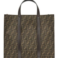 Replica Borsa Shopper Fendi 7VA390 Caffè