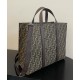 Replica Borsa Shopper Fendi 7VA390 Caffè