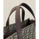 Replica Borsa Shopper Fendi 7VA390 Caffè