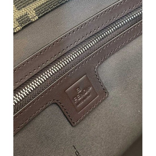 Replica Borsa Shopper Fendi 7VA390 Caffè