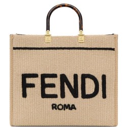 Replica Borsa tote media Fendi Sunshine 8BH386 Albicocca