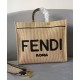 Replica Borsa tote media Fendi Sunshine 8BH386 Albicocca