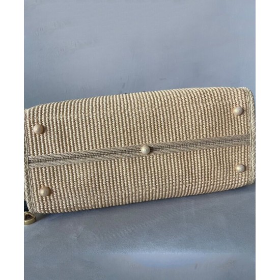 Replica Borsa tote media Fendi Sunshine 8BH386 Albicocca
