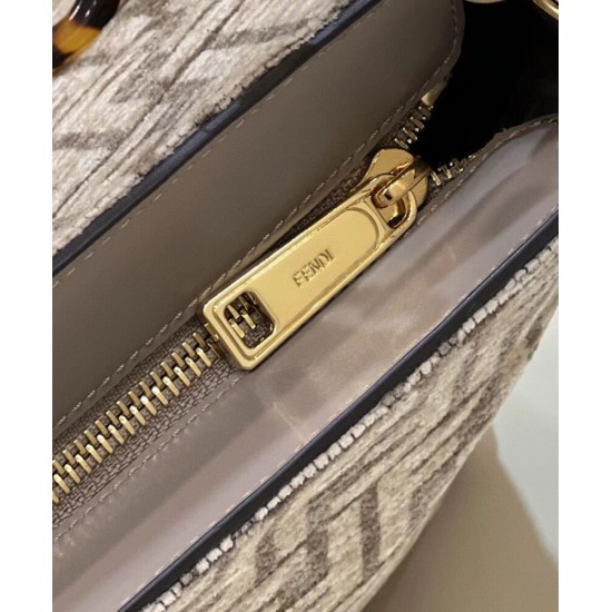 Replica Fendi O'Lock Zip 8BR805 Grigio Replica Fendi O'Lock Zip 8BR805 Grigio