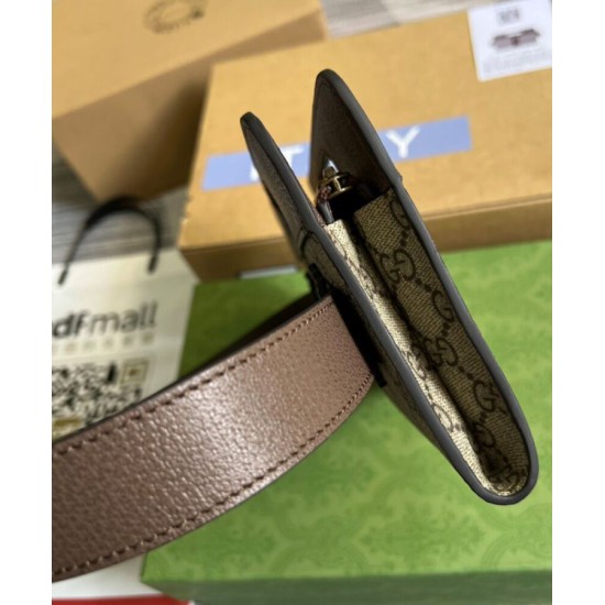 Replica Gucci Marsupio Ophidia 704196 Caffè Scuro