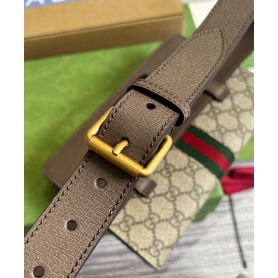 Replica Gucci Marsupio Ophidia 704196 Caffè Scuro