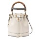 Replica Mini borsa a secchiello Gucci Diana 724667 bianca