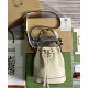 Replica Mini borsa a secchiello Gucci Diana 724667 bianca