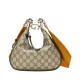 Replica Borsa a tracolla piccola Gucci Attache 699409 Caffè scuro