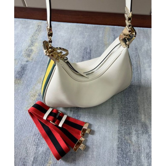 Replica Borsa a tracolla grande Gucci Attache 702823 Crema